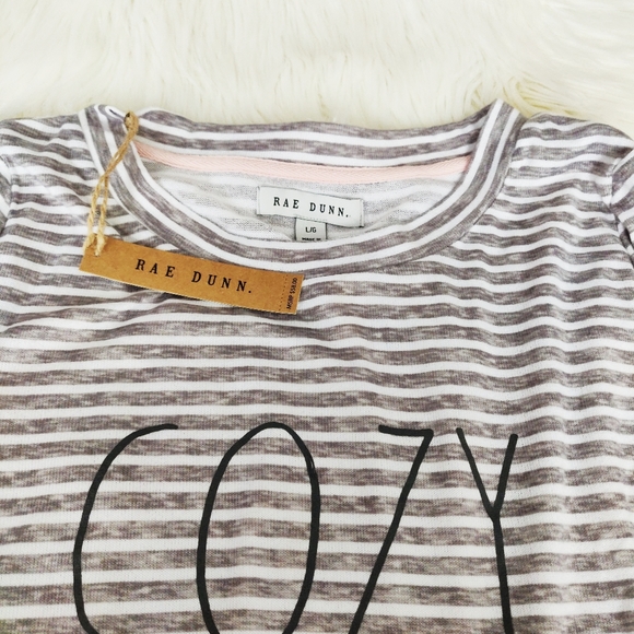 Brand New Rae Dunn "Cozy" pajama set - Picture 9 of 12